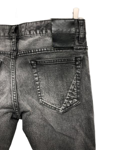 TOSHIKI AOKI（トシキアオキ）TOSHIKI AOKI (トシキアオキ) FAGASSENT (ファガッセン) ダメージデニムパンツ ブラック サイズ:表記無しの古着・服飾アイテム