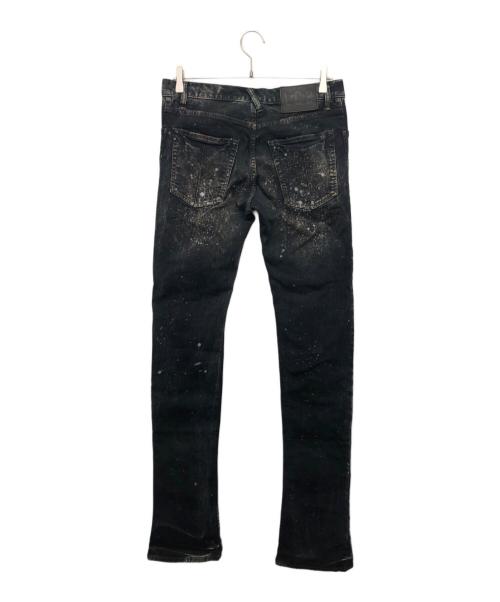 L.G.B（ルグランブルー）L.G.B (ルグランブルー) ペイント加工デニムパンツ ブラック サイズ:30の古着・服飾アイテム