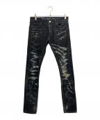 TOSHIKI AOKIトシキアオキ）の古着「ダメージデニムパンツ」｜インディゴ