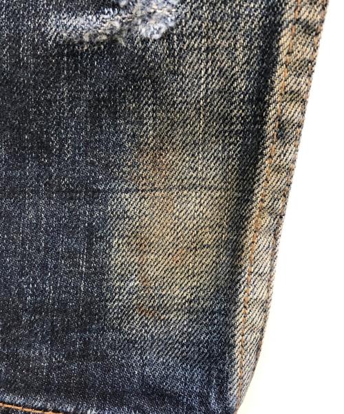 TOSHIKI AOKI（トシキアオキ）TOSHIKI AOKI (トシキアオキ) ダメージデニムパンツ インディゴ サイズ:3の古着・服飾アイテム