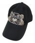KENZO（ケンゾー）の古着「タイガー刺繍キャップ」｜ブラック