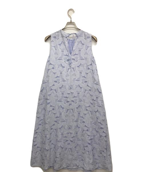 UNITED ARROWS TOKYO（ユナイテッドアローズトウキョウ）UNITED ARROWS TOKYO (ユナイテッドアローズトウキョウ) JQ ノースリマキシワンピース パープル サイズ:36の古着・服飾アイテム