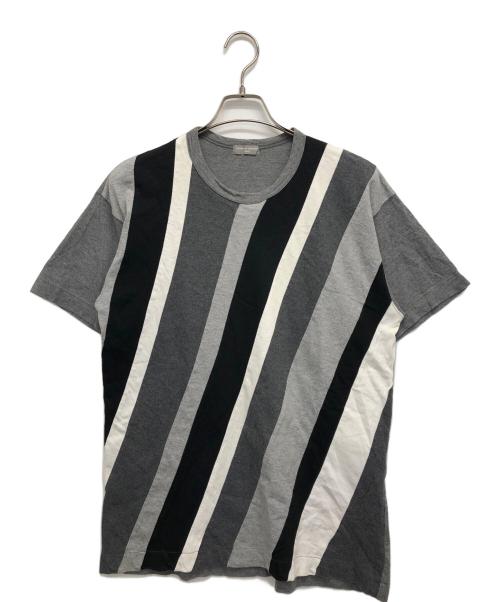COMME des GARCONS HOMME（コムデギャルソン オム）COMME des GARCONS HOMME (コムデギャルソン オム) パッチワークTシャツ グレー サイズ:表記無しの古着・服飾アイテム