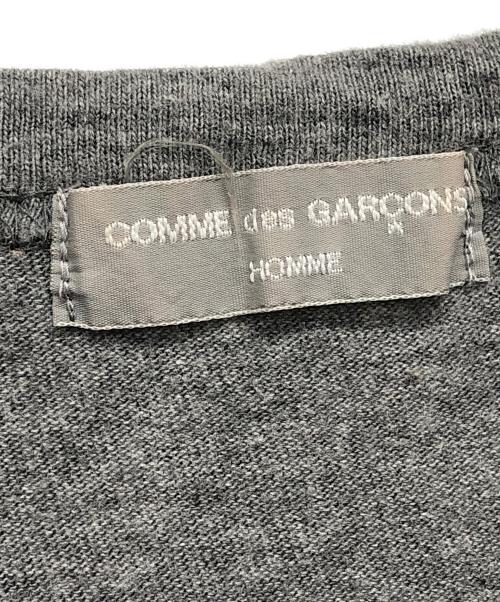 COMME des GARCONS HOMME（コムデギャルソン オム）COMME des GARCONS HOMME (コムデギャルソン オム) パッチワークTシャツ グレー サイズ:表記無しの古着・服飾アイテム
