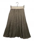 O'NEIL OF DUBLINオニールオブダブリン）の古着「リネンスカート」｜ブラウン