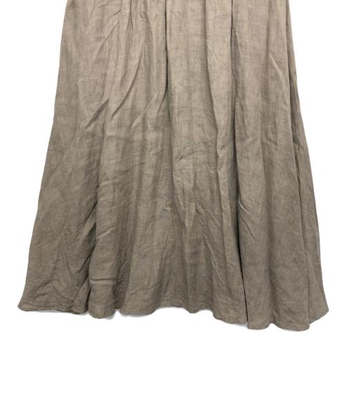 O'NEIL OF DUBLIN（オニールオブダブリン）O'NEIL OF DUBLIN (オニールオブダブリン) リネンスカート ブラウン サイズ:US 6の古着・服飾アイテム