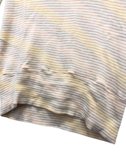 tamaki niime（タマキ ニイメ）tamaki niime (タマキ ニイメ) タートルネックボーダーカットソー イエロー サイズ:表記なしの古着・服飾アイテム