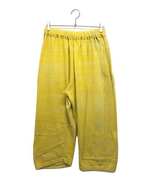 tamaki niime（タマキ ニイメ）tamaki niime (タマキ ニイメ) ニットパンツ イエロー サイズ:表記なしの古着・服飾アイテム