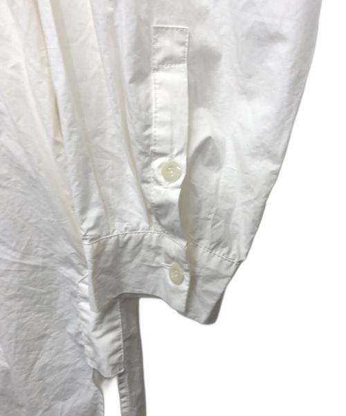 Masnou design（マスノウデザイン）Masnou design (マスノウデザイン) DOUBLE BUTTON SHIRTS(ダブルボタンシャツ) ホワイト サイズ:2の古着・服飾アイテム