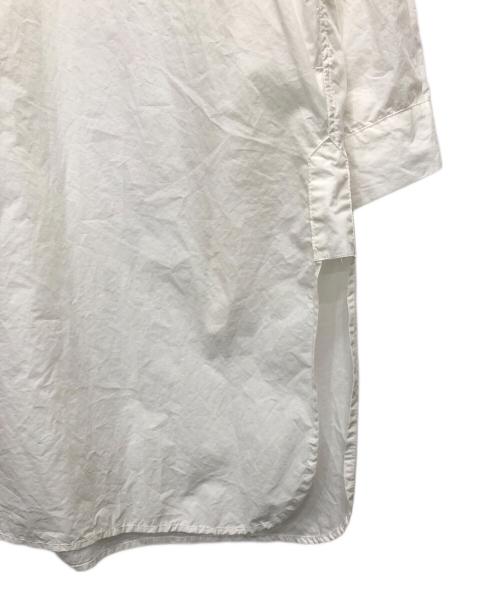 Masnou design（マスノウデザイン）Masnou design (マスノウデザイン) DOUBLE BUTTON SHIRTS(ダブルボタンシャツ) ホワイト サイズ:2の古着・服飾アイテム