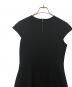中古・古着 FOXEY NEWYORK (フォクシーニューヨーク) Aラインノースリーブワンピース ブラック サイズ:40：9000円