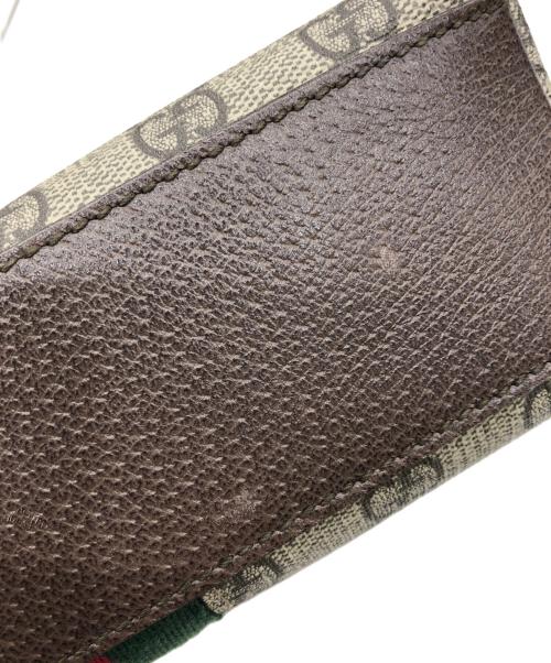 GUCCI（グッチ）GUCCI (グッチ) オフディアGGショルダーバッグ ブラウンの古着・服飾アイテム