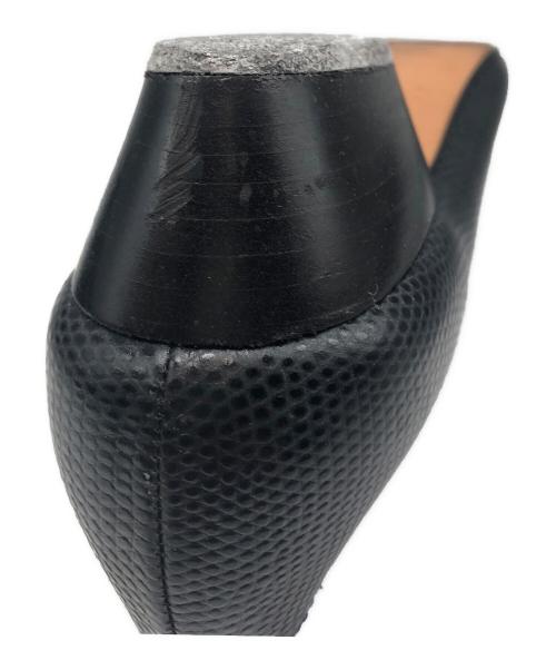 Salvatore Ferragamo（サルヴァトーレ フェラガモ）Salvatore Ferragamo (サルヴァトーレ フェラガモ) ヴァラリボンパンプス ネイビー サイズ:24の古着・服飾アイテム