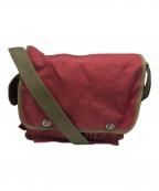 一澤帆布イチザワハンプ）の古着「メッセンジャーバッグ」｜レッド