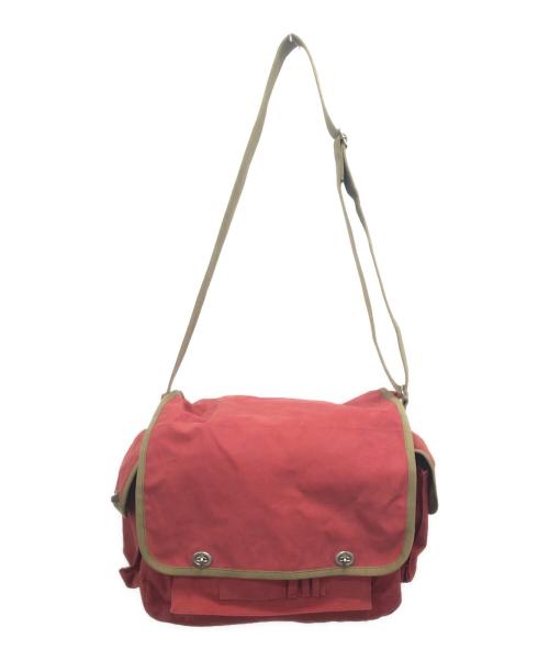 一澤帆布（イチザワハンプ）一澤帆布 (イチザワハンプ) メッセンジャーバッグ レッドの古着・服飾アイテム