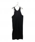 BASERANGEベースレンジ）の古着「エプロンワンピース」｜ブラック