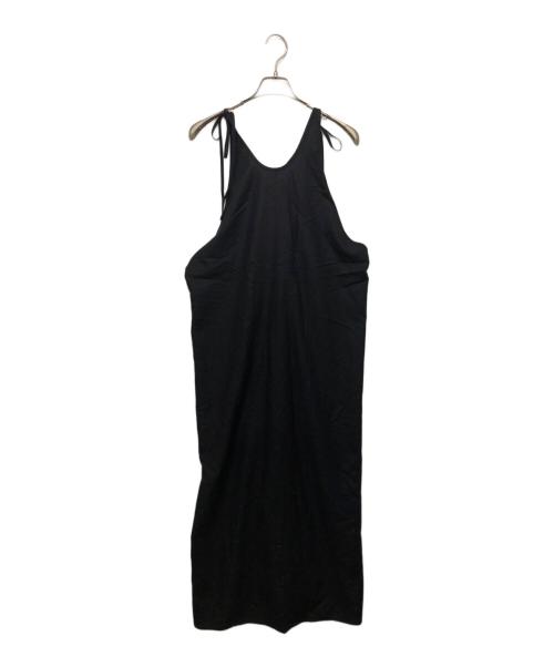 BASERANGE（ベースレンジ）BASERANGE (ベースレンジ) エプロンワンピース ブラック サイズ:XSの古着・服飾アイテム