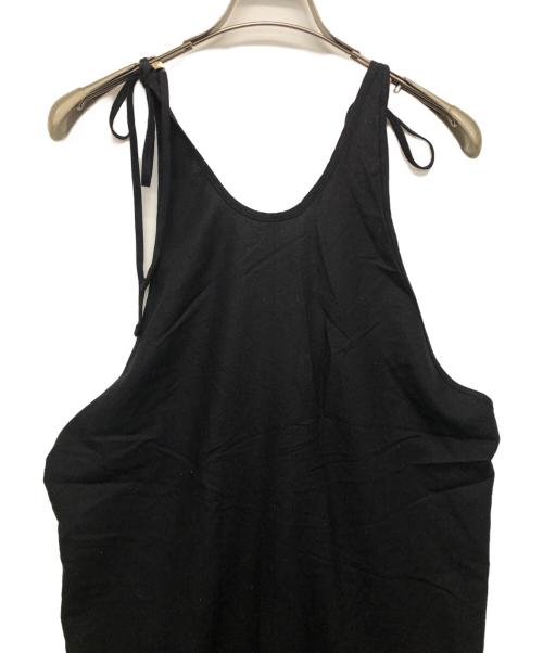 BASERANGE（ベースレンジ）BASERANGE (ベースレンジ) エプロンワンピース ブラック サイズ:XSの古着・服飾アイテム