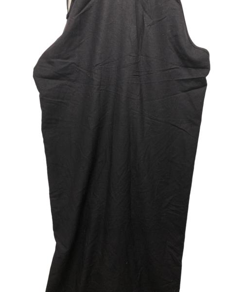 BASERANGE（ベースレンジ）BASERANGE (ベースレンジ) エプロンワンピース ブラック サイズ:XSの古着・服飾アイテム