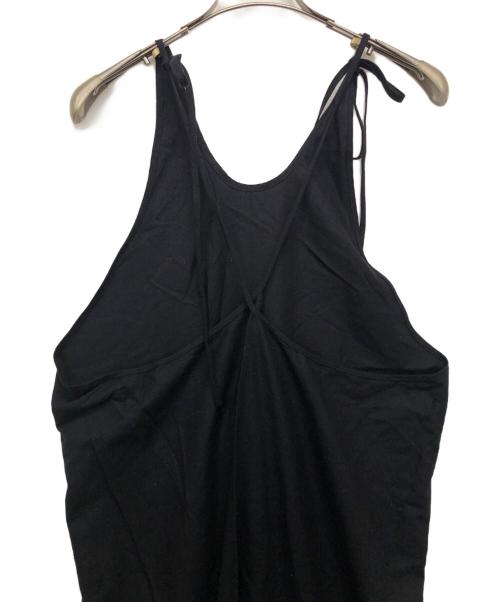 BASERANGE（ベースレンジ）BASERANGE (ベースレンジ) エプロンワンピース ブラック サイズ:XSの古着・服飾アイテム
