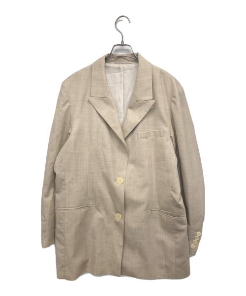 AMOMENTO（アモーメント）AMOMENTO (アモーメント) オーバーサイズテーラードジャケット アイボリー サイズ:1の古着・服飾アイテム