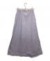 AURALEE (オーラリー) WASHED FINX TWILL STRIPE LONG SKIRT パープル：4000円