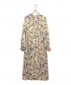 journal standard L'essageジャーナルスタンダード レサージュ）の古着「フラワープリントワンピース」｜グリーン