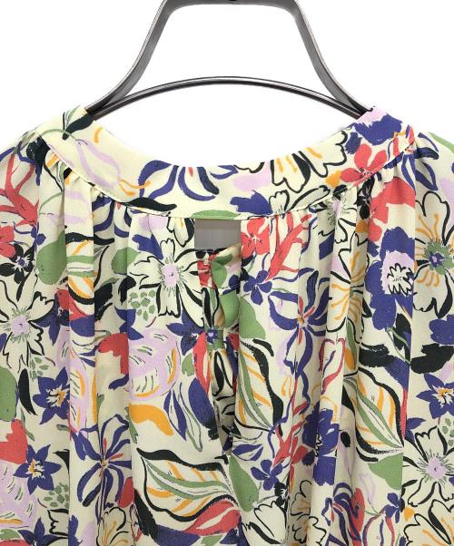 journal standard L'essage（ジャーナルスタンダード レサージュ）journal standard L'essage (ジャーナルスタンダード レサージュ) フラワープリントワンピース グリーン サイズ:表記なしの古着・服飾アイテム