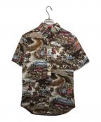 reyn spoonerレイン スプナー）の古着「90sアロハシャツ」｜ブラウン