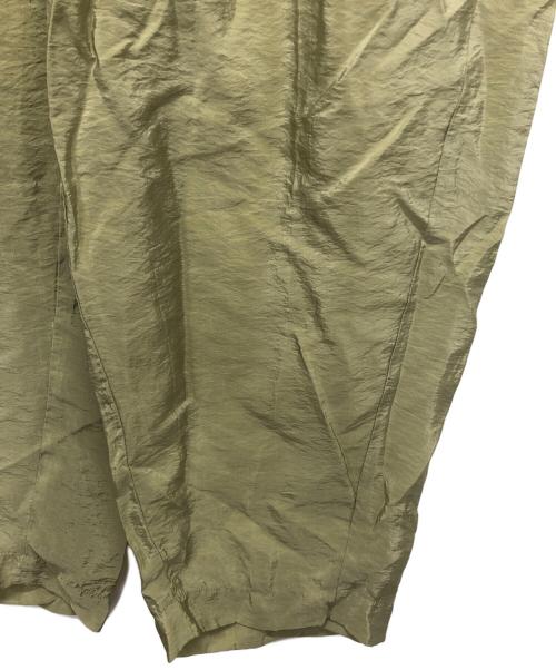 TODAYFUL（トゥデイフル）TODAYFUL (トゥデイフル) Satin Easy Pants 黄緑 サイズ:38の古着・服飾アイテム