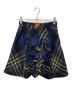 Vivienne Westwood RED LABEL（ヴィヴィアンウエストウッドレッドレーベル）の古着「ウールチェックスカート」｜ネイビー