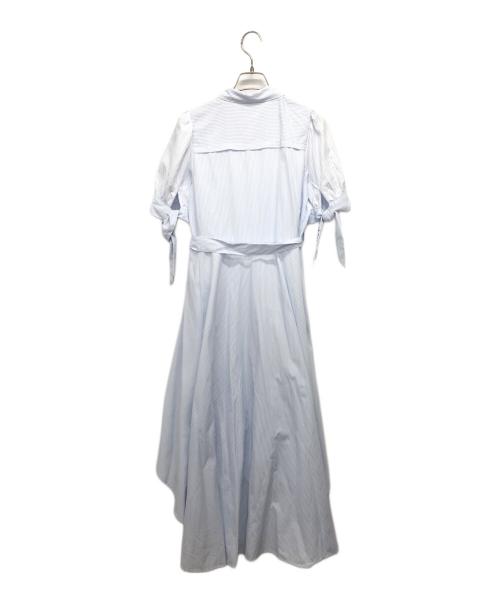 POLO（ポロ・ラルフローレン）POLO (ポロ) BRITISH COUNTRY SPIRIT ヘムレイヤードシャツワンピース ブルー サイズ:S 未使用品の古着・服飾アイテム