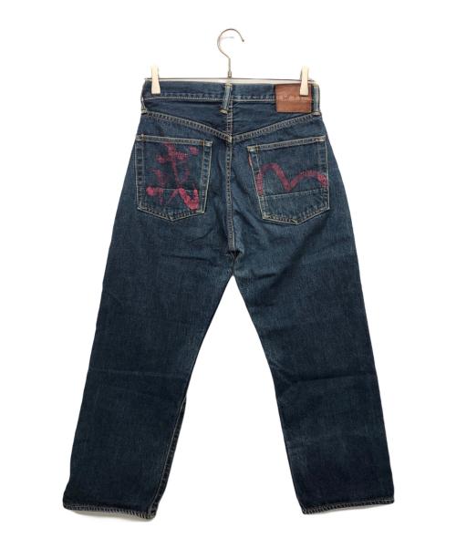 EVISU（エヴィス）EVISU (エビス) 漢字戎カモメデニムパンツ インディゴ サイズ:30×35の古着・服飾アイテム