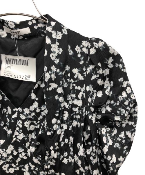 Snidel（スナイデル）Snidel (スナイデル) ボウタイバリエワンピース ブラック サイズ:00 未使用品の古着・服飾アイテム