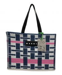 MARNI（マルニ）の古着「タタミトート」｜ネイビー