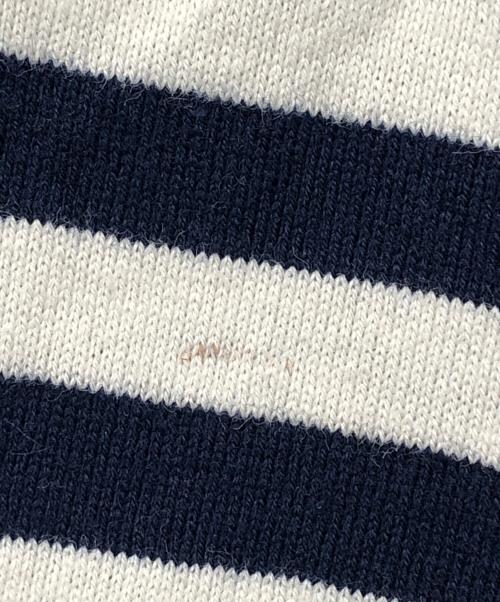 JUNYA WATANABE COMME des GARCONS（(ジュンヤワタナベ コムデギャルソン）JUNYA WATANABE COMME des GARCONS ((ジュンヤワタナベ コムデギャルソン) 天竺ボーダーサルエルパンツ ネイビー×ホワイト サイズ:Sの古着・服飾アイテム