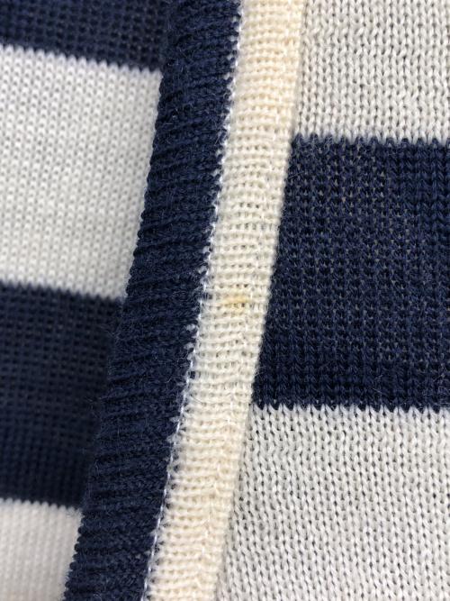 JUNYA WATANABE COMME des GARCONS（(ジュンヤワタナベ コムデギャルソン）JUNYA WATANABE COMME des GARCONS ((ジュンヤワタナベ コムデギャルソン) ボーダーニットワンピース ネイビー×アイボリー サイズ:Ｓの古着・服飾アイテム