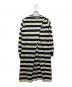 JUNYA WATANABE COMME des GARCONS ((ジュンヤワタナベ コムデギャルソン) ボーダーニットワンピース ネイビー×アイボリー サイズ:Ｓ：7000円