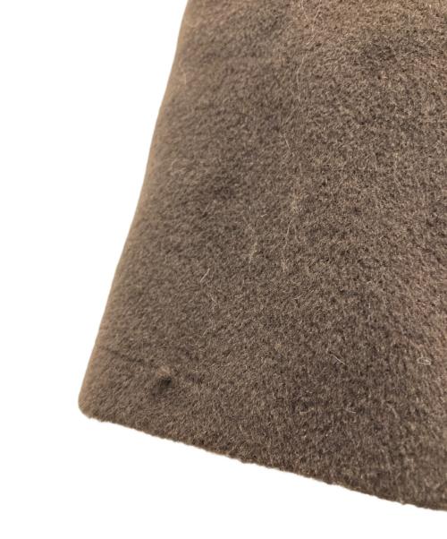 MaxMara（マックスマーラ）MaxMara (マックスマーラ) ヴァージンウールスタンドカラーコート ブラウン サイズ:40の古着・服飾アイテム