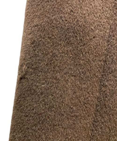 MaxMara（マックスマーラ）MaxMara (マックスマーラ) ヴァージンウールスタンドカラーコート ブラウン サイズ:40の古着・服飾アイテム