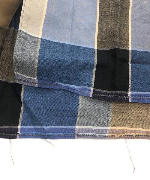 KAPITAL（キャピタル）KAPITAL (キャピタル) 半袖チェックシャツ ブルー サイズ:Mの古着・服飾アイテム