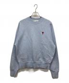 amiアミ）の古着「クルーネックスウェット」｜スカイブルー