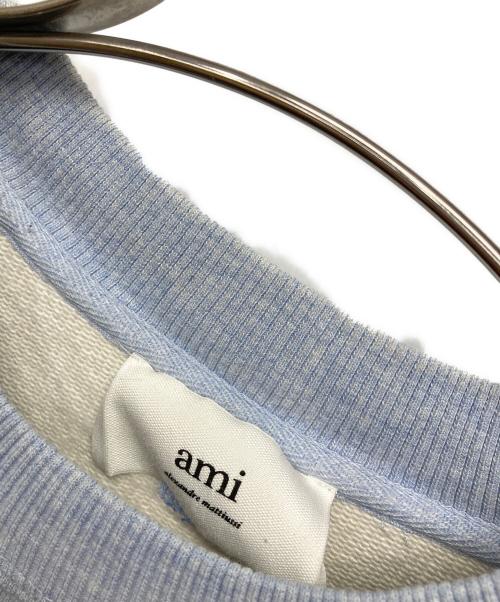 ami（アミ）ami (アミ) クルーネックスウェット スカイブルー サイズ:表記無しの古着・服飾アイテム