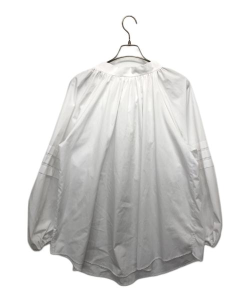 CADUNE（カデュネ）CADUNE (カデュネ) ビックボウタイブラウス ホワイト サイズ:38の古着・服飾アイテム