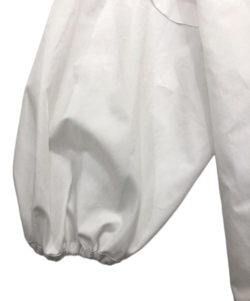 CADUNE（カデュネ）CADUNE (カデュネ) ビックボウタイブラウス ホワイト サイズ:38の古着・服飾アイテム