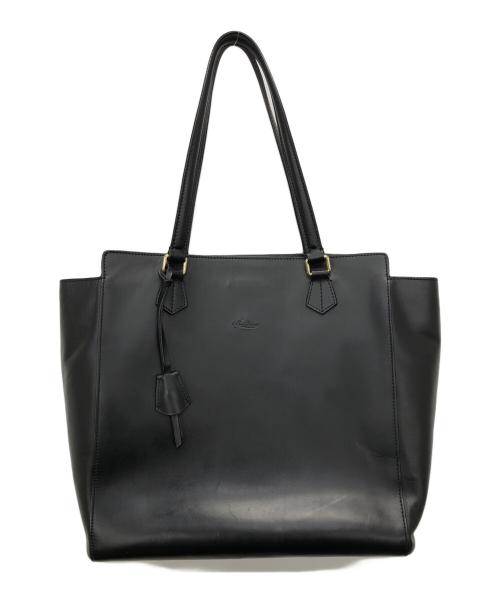 Boldrini（ボルドリーニ）Boldrini (ボルドリーニ) レザートートバッグ ブラックの古着・服飾アイテム