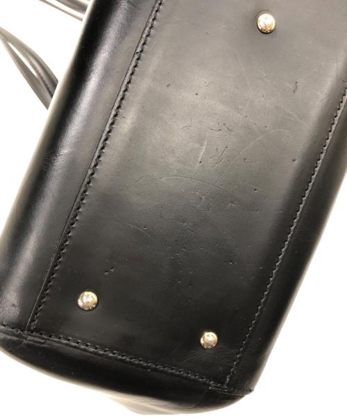 Boldrini（ボルドリーニ）Boldrini (ボルドリーニ) レザートートバッグ ブラックの古着・服飾アイテム
