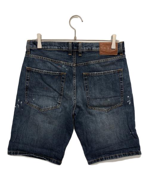 MARNI（マルニ）MARNI (マルニ) ペイント加工ハーフデニムパンツ インディゴ サイズ:W25の古着・服飾アイテム