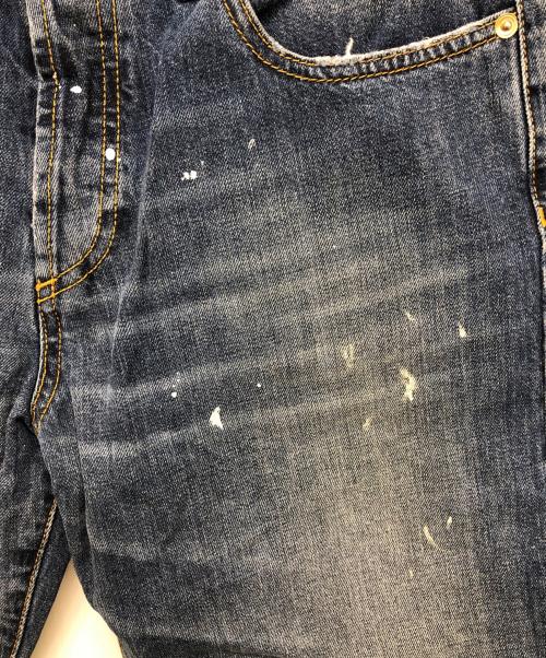 MARNI（マルニ）MARNI (マルニ) ペイント加工ハーフデニムパンツ インディゴ サイズ:W25の古着・服飾アイテム