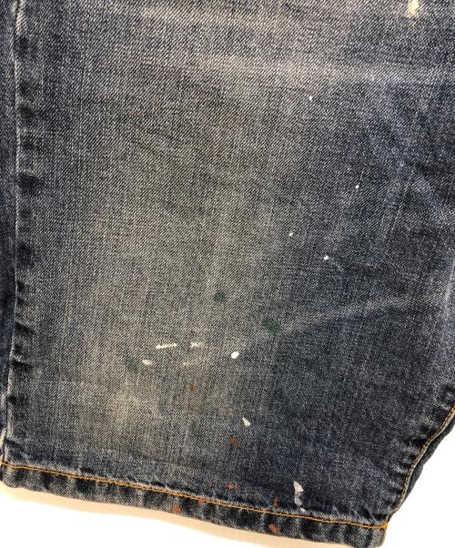 MARNI（マルニ）MARNI (マルニ) ペイント加工ハーフデニムパンツ インディゴ サイズ:W25の古着・服飾アイテム